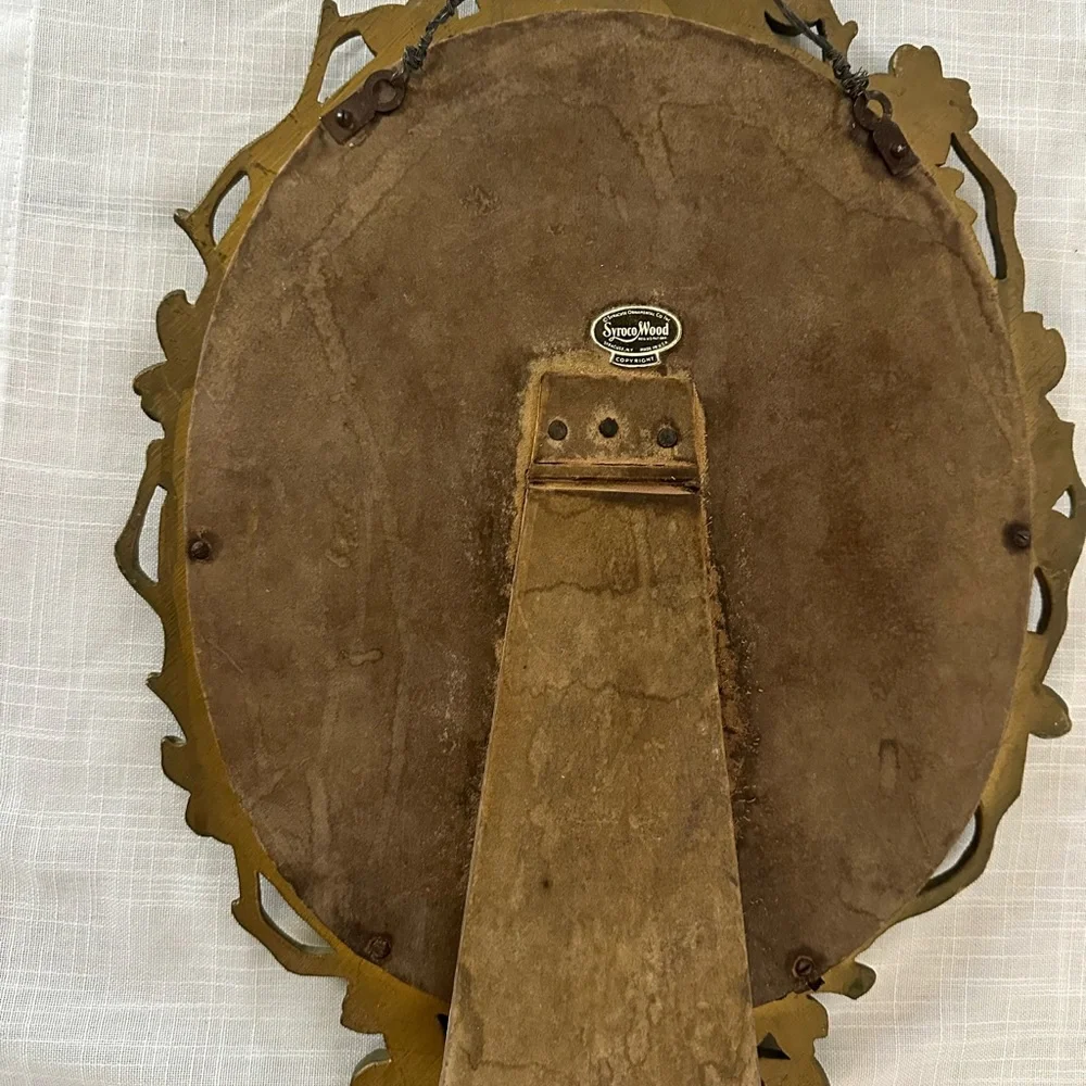 🌼 Vintage SyrocoWood Dogwood Floral Mirror – Syracuse Ornamental Co. USA